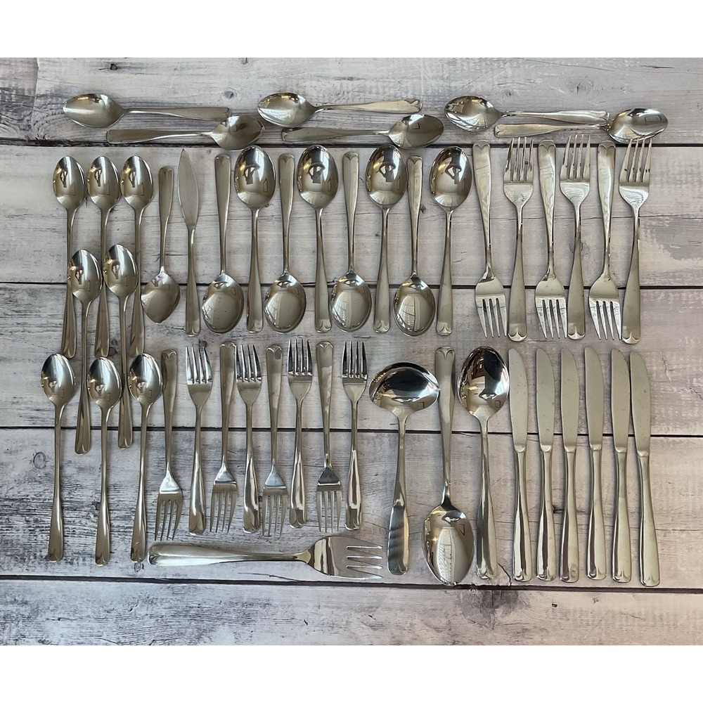 Northland Stainless Flatware Village Common 48 Pieces Japan Fork Spoons Knives